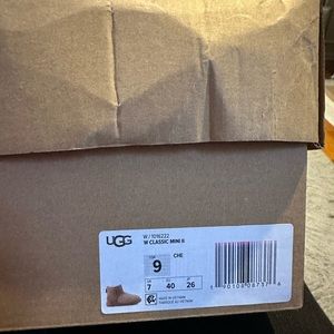 Ugg Classic Mini II - new in box, never worn. Got wrong size for Christmas.